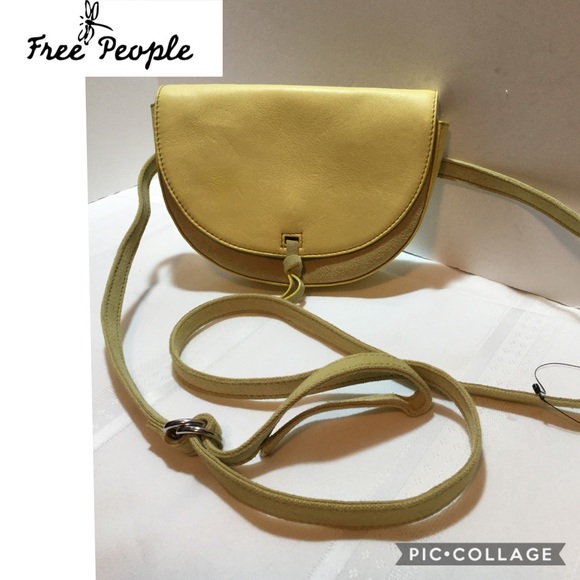 Free People Handbags - Free People crossbody 100% leather/suede unused